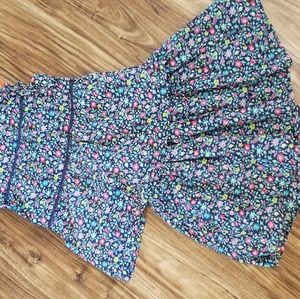 GAP ruffle skirt and blouse